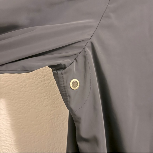 Nordstrom Navy Windbreaker Jacket with Stand-Up Collar - Picture 15 of 15